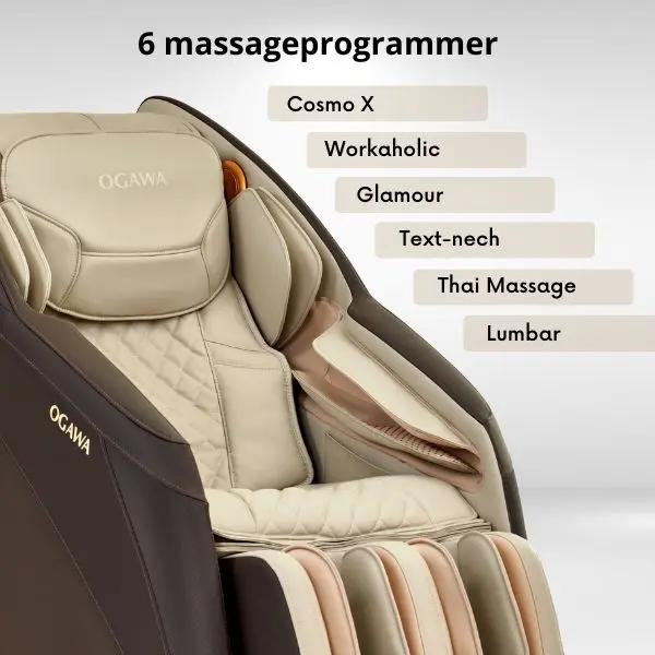 Cosmos X massageprogrammer