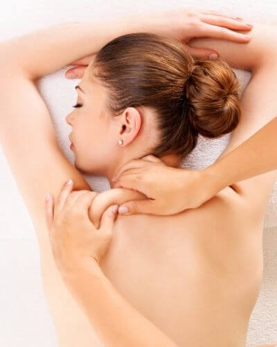 Massage teknikker - Æltemassage - Massagestol